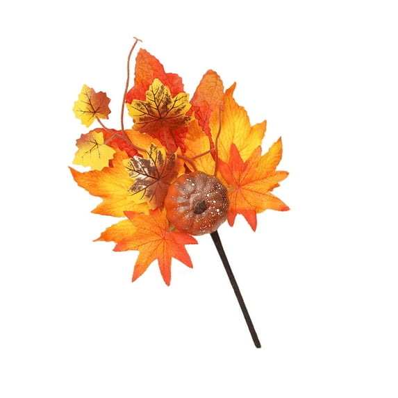 Fall Decor Fall Wreaths for Front Door 9.84inch Thanksgiving Artificial Maple Leaf Wreath Pumpkin Pine Cones Berry Maple Leaves for Thanksgiving Halloween Harvest Festival Home Decor