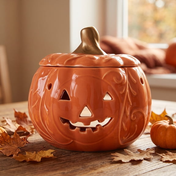 Fall Decor, Halloween Decorations,Ceramic Pumpkin Decoration,Vintage Halloween Pumpkin Decoration for Table Centerpieces Porch Room Front Door Mantel