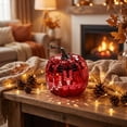 thumbnail image 1 of Fall Decor Halloween Retro Mirror Glass Disco Pumpkin Decor Sparkling Light Reflecting Tabletop Centerpiece Glass Tile Pumpkin Ornament for Mantel Window Party, 1 of 6