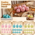 thumbnail image 1 of Fall Decor for Home, 12 Piece Pink Foam Pumpkins Set, Harvest and Halloween Fall Decor Pumpkins, Soft Pink Fake Small Pumpkins for Holiday Display, Suitable for Halloween Party,, 1 of 7