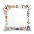 thumbnail image 1 of Fall Decor House Decor Pillow Covers 16*16in Crystal Velvet Sofa Cover Soft and Comfortable Shrink-Resistant Holiday Gifts Cute Cartoon Animal Square Frame, 1 of 7