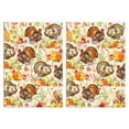 thumbnail image 1 of Fall Decor Kitchen Towels 2 Pack - Absorbent Maple & Pumpkin Tea Towels, Farmhouse Style Hand Drying, 1 of 3