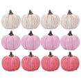 thumbnail image 1 of Fall Decor Pumpkins Set of 12, Resin Halloween Pumpkin Decorations with Wood-Look Stems for Farmhouse Halloween Decor, Thanksgiving Decorations for Mantel, Shelf, and Table, 1 of 8