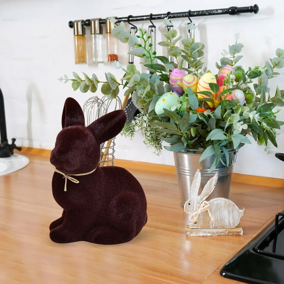 Fall Decor Realistic Bunnies For Home Living Room Cute Spring Seasonal Ornaments Detailed Design Easter Gift Idea