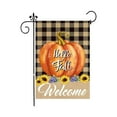 thumbnail image 1 of Fall Decor Welcome Garden Flag, Autumn Thanksgiving Pumpkin Pattern Flags Holiday Harvest Buffalo Plaid Yard Outdoor Decoration, 1 of 5