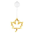 thumbnail image 1 of Fall Decor Window Lights with Timer - Thanksgiving LED Lights Featuring Acorn, Maple Leaves & Pumpkin Designs, Battery Operated with Suction Cups for Home Autumn Decorations, 1 of 5