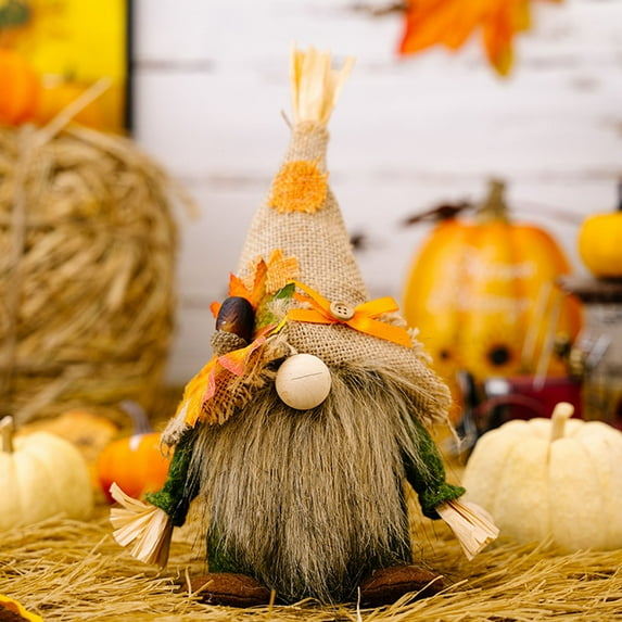 Fall Decor Wzzjkit Gnomes Plush Thanksgiving Decorations, Handmade Harvesting Season Sunflower Faceless Old Man Doll Gnome Fall Decorations for Home Thanksgiving Gifts, Fall Gnomes