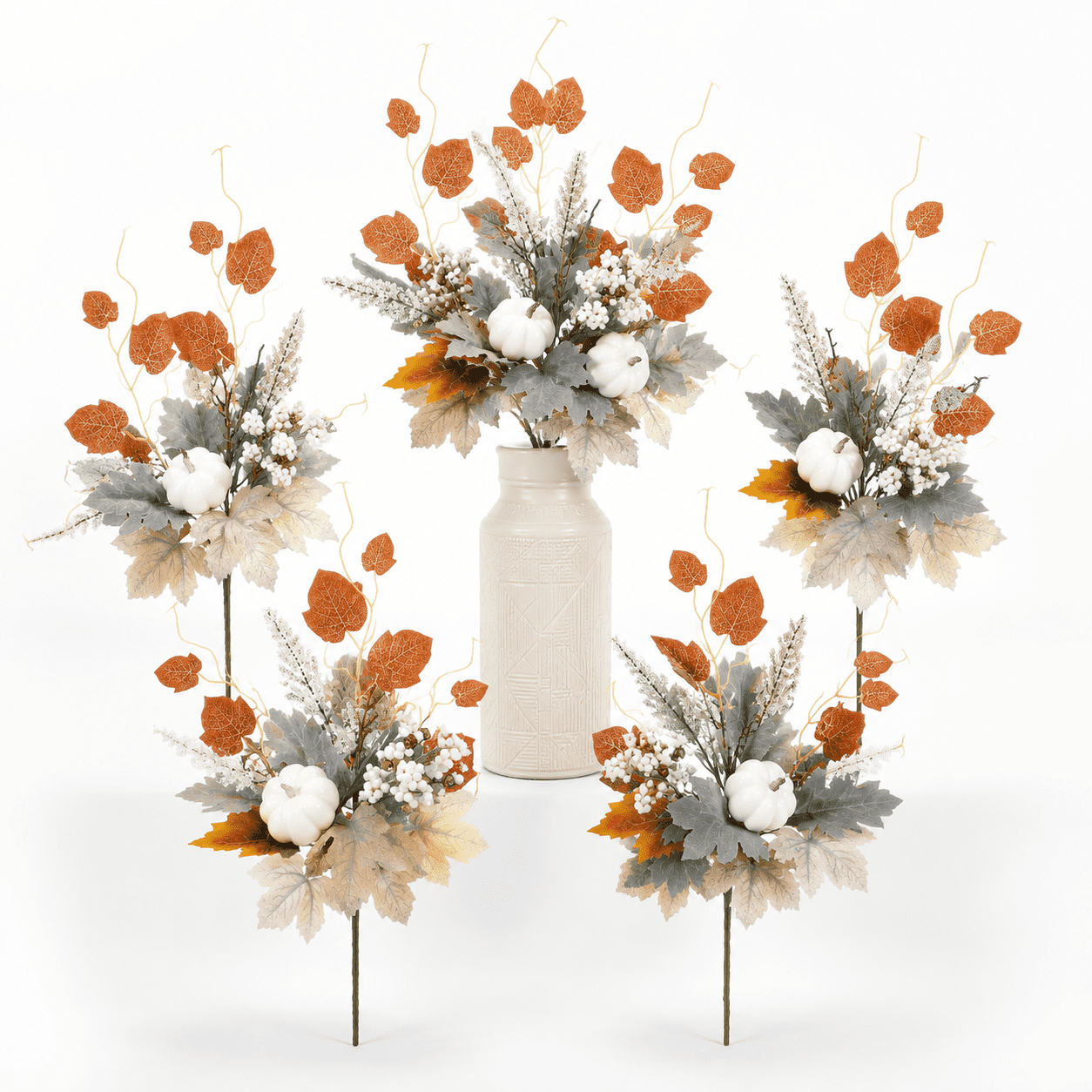 Fall Decorations Artificial Fall Picks 20'' Maple Leaves - Walmart.com