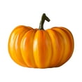 thumbnail image 1 of Fall Decorations For Home Artificial Pumpkins Blank Paintable Large Orange Faux Harvest Pumpkin Realistic Fake Vegetable Model for Halloween Thanksgiving Indoor Outdoor Seasonal Ornament, 1 of 2