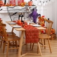 thumbnail image 1 of Fall Decorations for Home, Fall Table Runner Pumpkin Decor, Autumn Thanksgiving Caramel Pumpkins with Soft Plush Faux Fur Jacquard for Indoor Home Kitchen Dining Table, 13x37 Inch, 1 of 7