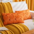 thumbnail image 1 of Fall Decorations for Home,Fall Throw Pillow Covers 12"x20" Set of 2, Caramel Farmhouse Thanksgiving Pumpkin Pillows Decorative, Faux Fur Pillow Covers for Couch Bed Room (Saffron), 1 of 8