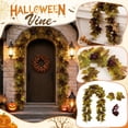 thumbnail image 1 of Fall Decorations for Home, Grapevine Garland, Halloween Wall Decor, Thanksgiving Decorations, 69 Inch Artificial Autumn Grape Vine with Foliage and Dark Purple Clusters for Indoor, 1 of 8