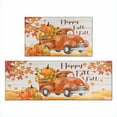 thumbnail image 1 of Fall Decorations for Home, Fall Kitchen Rugs and Mats Set of 2, Non Slip Backing Thanksgiving Kitchen Rug Fall Decor Holiday Autumn Harvest Low-Profile Kitchen Floor Mat 17"X47"+17"X30", 1 of 6