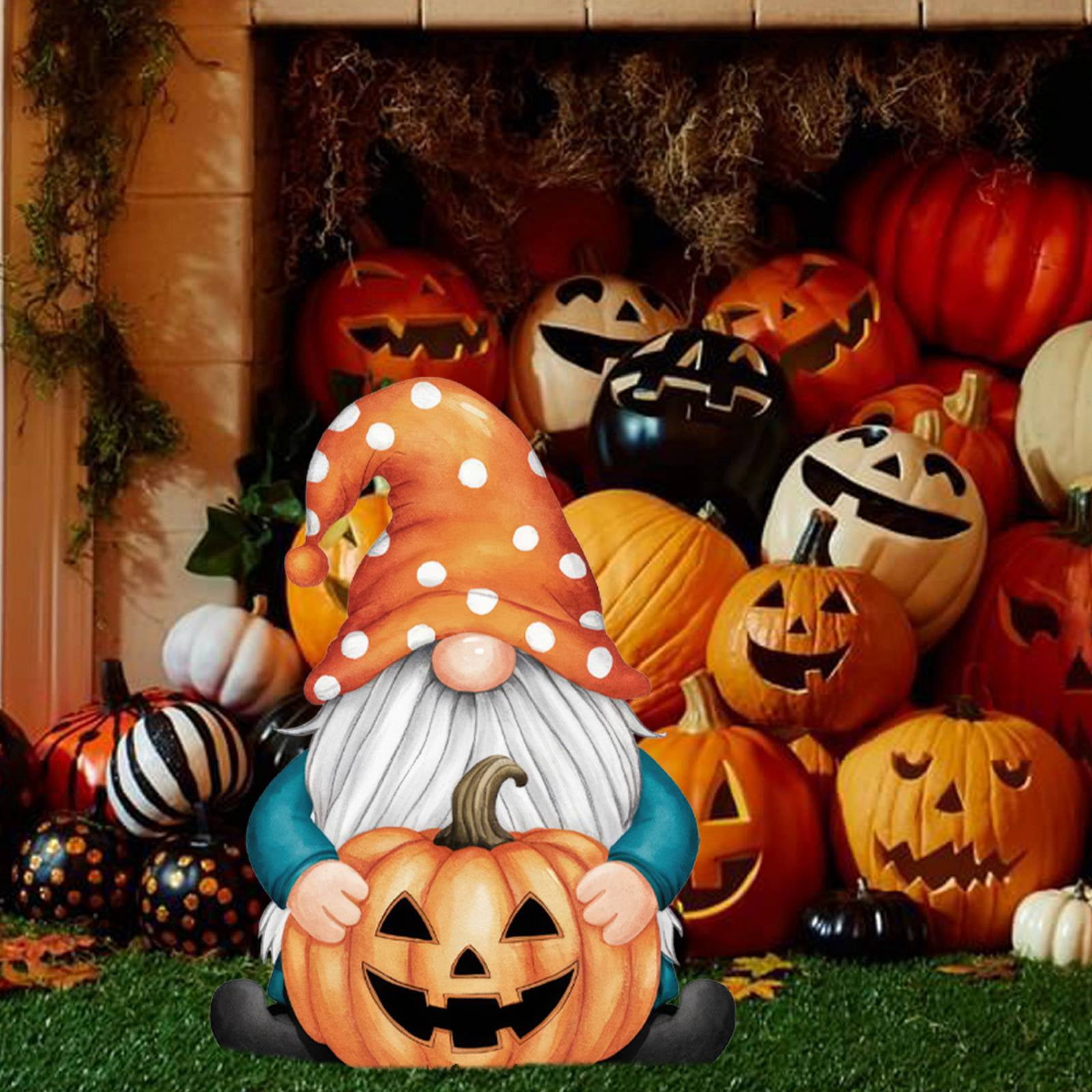 Fall Decorations for Home Outdoor, Autumn Garden Stakes with Gnomes ...
