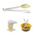 Fall Decorations Kitchen Baking Multifunctional 3In1 Food Tongs Barbecue Tongs Silicone Tongs
