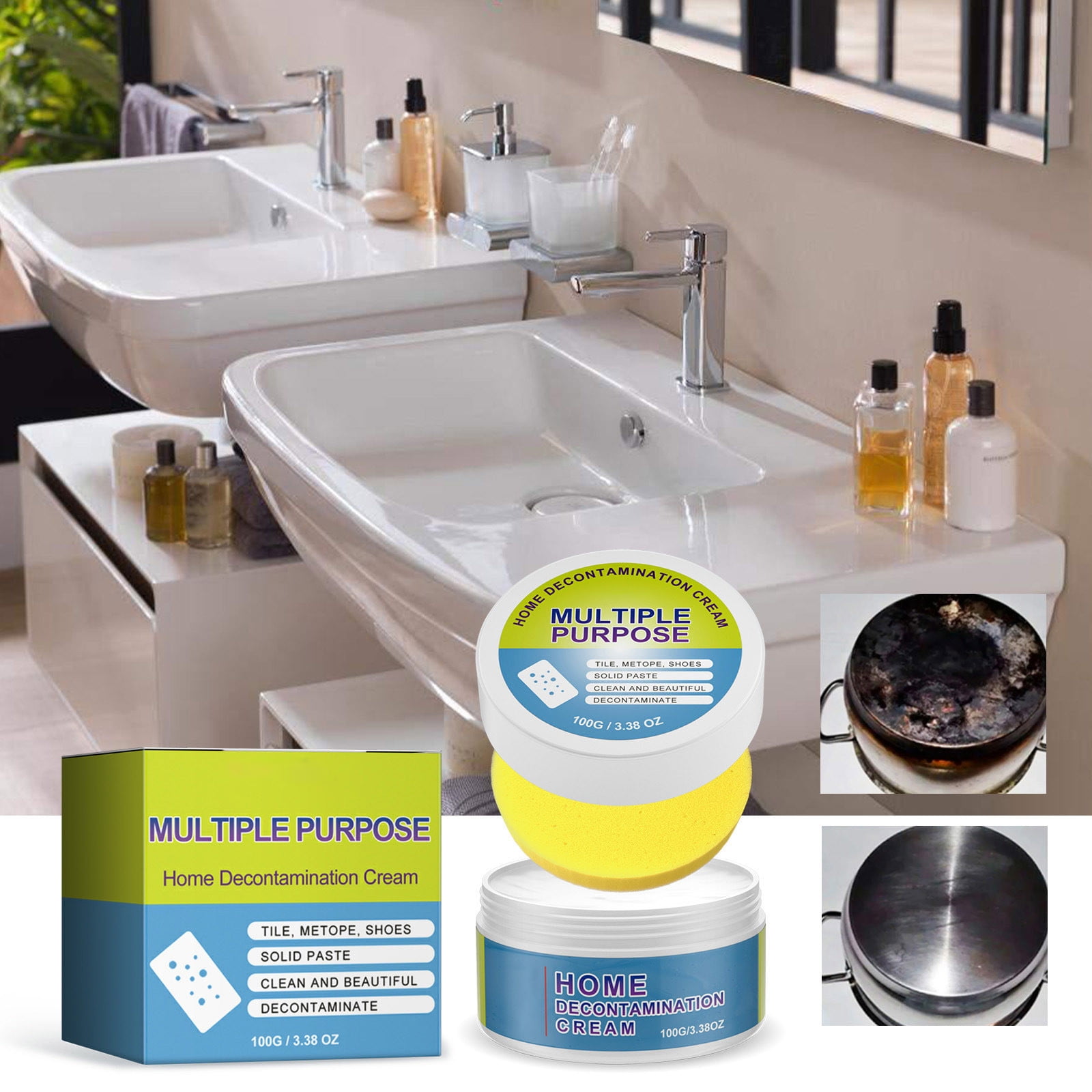 Fall Decorations Kitchen Range Hood Heavy Oil Stain Cleaning Paste