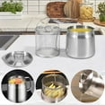 Fall Decorations Large Capacity 304 Stainless Steel Oil Filter Pot