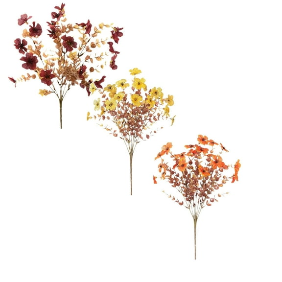 Fall Decorations For Home Autumn Plastic Artificial Flowers Artificial Flowers For Outdoors Artificial Plants Indoor Fake Outdoor Plants Artificial Flowers Fake Flowers In Vase Thanksgiving Decor