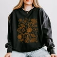 thumbnail image 1 of Fall Decorations Outline - Women's Lightweight Garment Dyed Sweatshirt, 1 of 8