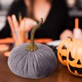 thumbnail image 1 of Fall Decorations Skegnu Halloween Velvet Pumpkin With Real Fabric Plush Foam For Fall Halloween Wedding Thanksgiving 7cm Thanksgiving Decorations Outdoor/Indoor Gifts on Clearance, 1 of 5