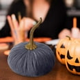 thumbnail image 1 of Fall Decorations Skegnu Halloween Velvet Pumpkin With Real Fabric Plush Foam For Fall Halloween Wedding Thanksgiving 7cm Thanksgiving Decorations Outdoor/Indoor Gifts on Clearance, 1 of 5