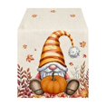 thumbnail image 1 of Fall Decorations Table Runner,Pumpkin Pattern Fall Dining Table Decor Flags,Thanksgiving Dinner Table Layout,12.99x72.04 Inch,Orange, 1 of 6