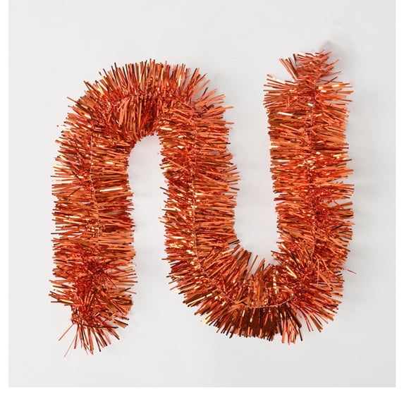 Fall Decorations Tinsel Garland,6.56 Ft Metallic Twist Garland Shiny Hanging Foil Tinsel Banner for Holiday Tree & Wall Decor | Home Courtyard Festival Atmosphere Layout Supplies