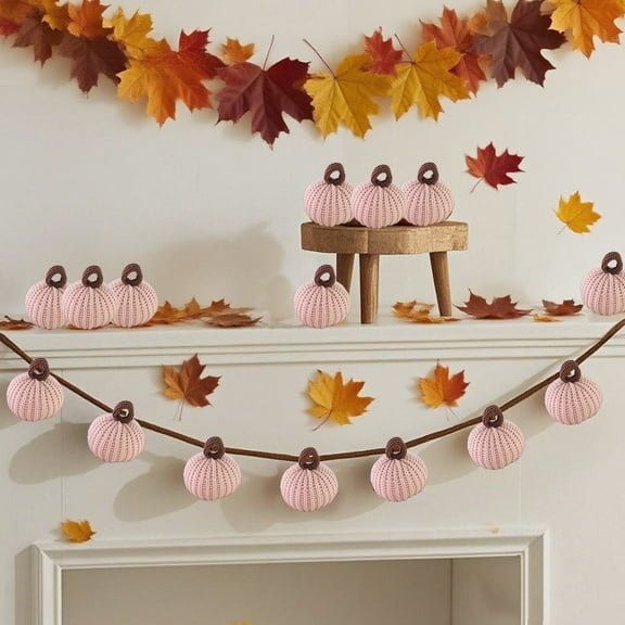 Fall Decorations for Home 2-inch Soft Pumpkin Tree Decoration Cute Hanging Decoration Thanksgiving Holiday Party Indoor Home Decoration