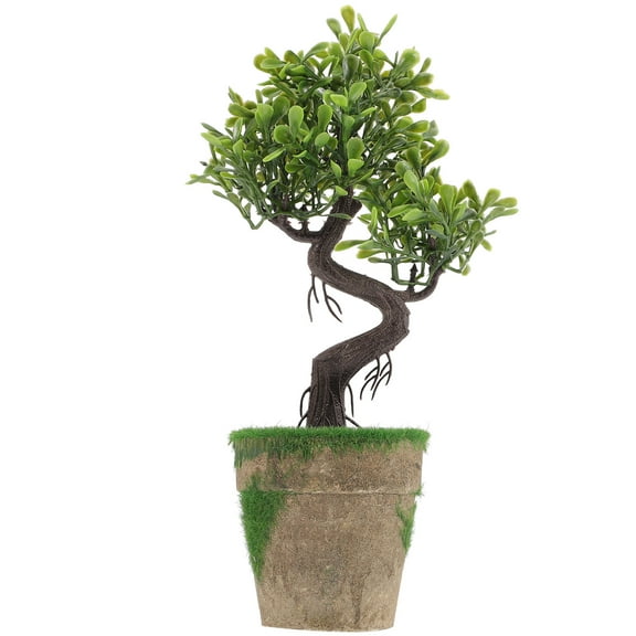 Artificial Bonsai Pine Tree Decor 1 Set Fake Guest Greeting Pine Potted House Plant