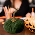 thumbnail image 1 of Clearance Christmas Decoration! Fall Decorations for Home Halloween Velvet Pumpkin With Real Fabric Plush Foam For Fall Halloween Wedding Thanksgiving 7cm on Clearance, 1 of 6