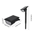 Fall Dector Solar Meadow Light Led Watertight Outdoor Scenery Garden