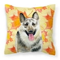 thumbnail image 1 of Fall Design with Dog Fabric Decorative Pillow, 1 of 4