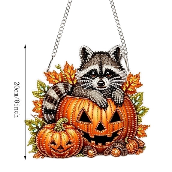 Fall Diamond Art Hanging Ornament,DIY Hanging Decoration for Home,Wall and Door Decor