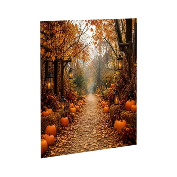 Fall Dishwasher Magnetic Cover with Pumpkin Design, Fall Kitchen Appliance Decor, for Dishwasher Refrigerator, 23 X 26 In