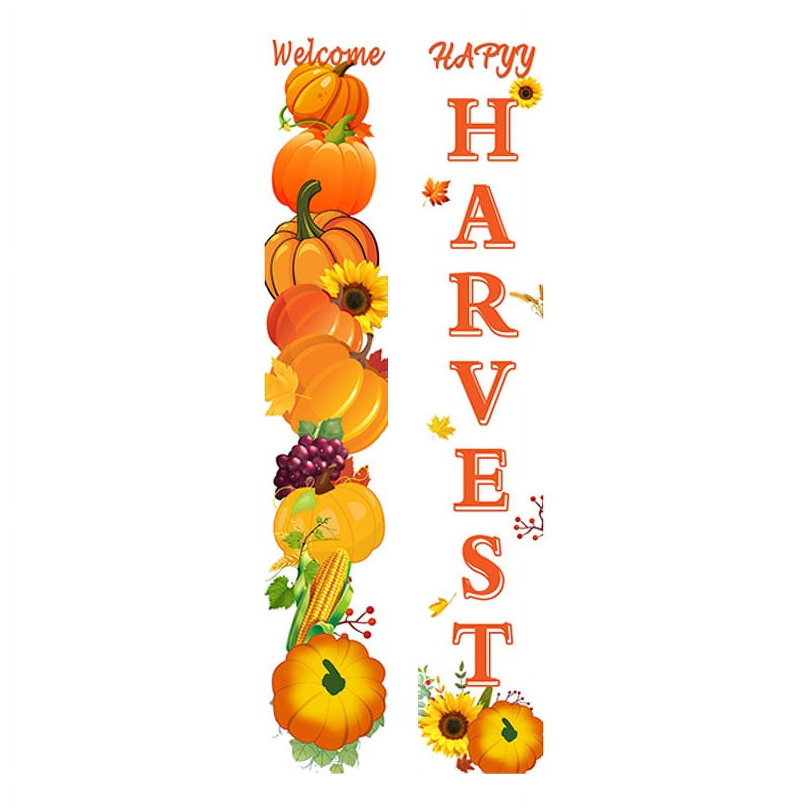 Fall Door Cover Thanksgiving Party Porch Decorations Banner Fall Gnome fall-door-cover-thanksgiving-party-porch-decorations-banner-fall-gnome
