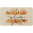 thumbnail image 1 of Fall Door Mat 30 X 17 Inch Fall Maple Leafs Welcome Doormat Indoor Outdoor Entrance Floor Mat Non Slip Autumn Thanksiving Decor Rubber Mats, 1 of 5