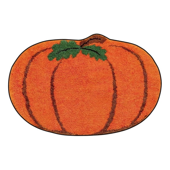 Fall Door Mat Pumpkin Rug Fall Welcome Mat Pumpkin Doormat Non Slip Reusable Heavy Duty Doormat for Indoor Outdoor Entrance Bathroom Porch Thanksgiving Autumn Decor