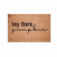 thumbnail image 1 of Fall Doormat Hey There Pumpkin Entryway Rug Coir Look Non Slip Mat 20"x31.5" 1 Pc, 1 of 5
