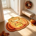 thumbnail image 1 of Fall Doormat Pumpkin Maple Leaves Strip Mat 19.69x23.62in Polyester Soft & Skidproof for Bathroom Kitchen Porch Entryway Thanksgiving Fall Doormat by MPOISVA, 1 of 6