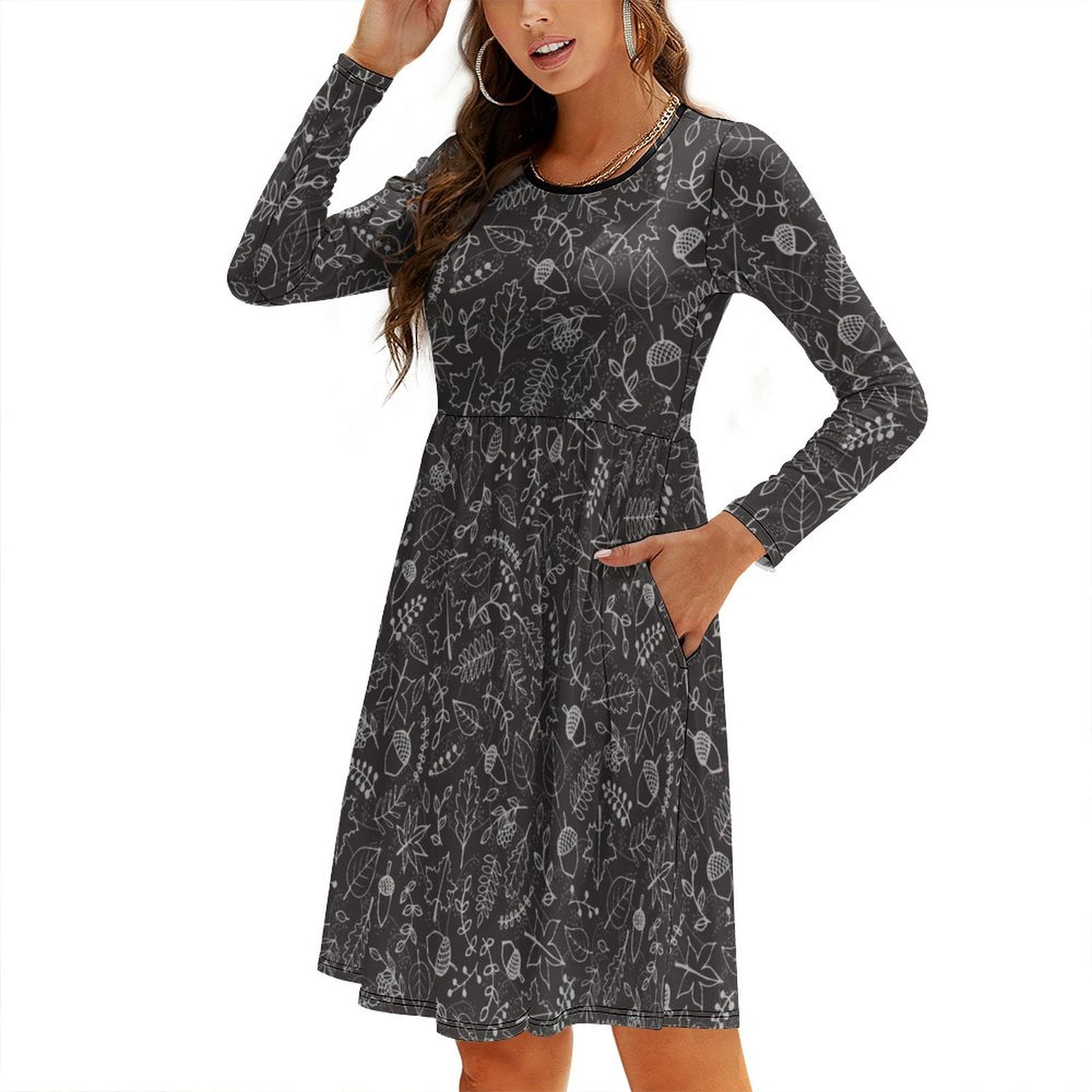 pink dress polka dots Claudia Skater In Size:107cm/42” (for pants size 38”) wrap dresses with sleeves Modern Arabian Dresses