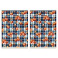 thumbnail image 1 of Fall Elements Kitchen Towels 2-Pack - Polyester Absorbent Maple Leaf and Pumpkin Design, Fall Home Decor, 1 of 3