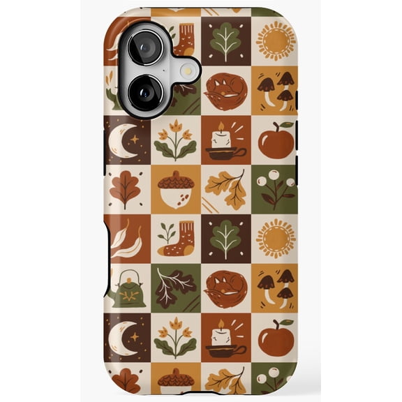 Fall Equinox Autumnal Balance Nature Design Graphics Phone Case for iPhone 17 16 15 14 13 12 11 Pro Max