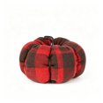 thumbnail image 1 of Fall Fabric Pumpkins Decor,Vintage Plaid Fabric Pumpkins Autumn Decor,Rustic Farmhouse Pumpkins for Mantel Table, Thanksgiving Halloween Autumn Home,Red, 1 of 7