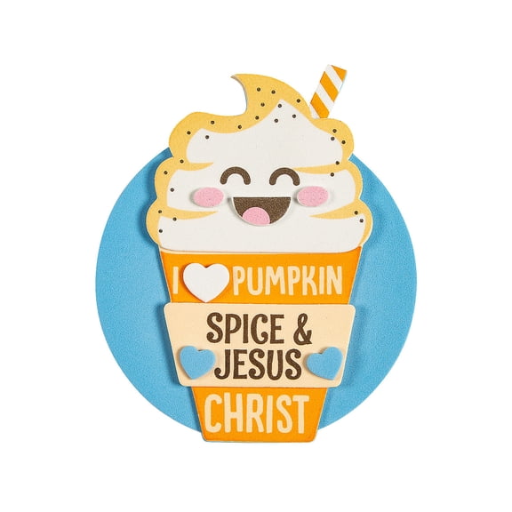 Fall Faith Coffee Magnet Craft Kit, Makes 12, Craft Kits, Fall, 12 Pieces