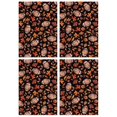 thumbnail image 1 of Fall Farmhouse Kitchen Towels 4-Pack, Maple Leaves and Pumpkins, Absorbent Soft Bar Towels, Decorative Use, 1 of 3