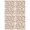 thumbnail image 1 of Fall Farmhouse Kitchen Towels 4-Pack, Maple Leaves and Pumpkins, Absorbent Soft Bar Towels, Decorative Use, 1 of 3