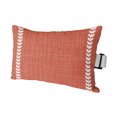 thumbnail image 1 of Fall Farmhouse Outdoor Pillows for Chaise Lounge Chair Waterproof Lumbar Pillows with Insert&Adjustable Elastic Strap Beach Headrest Pillow Retro Rustic Simple Lines Brick Red Pool Pillow 11"x16", 1 of 9