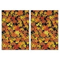 thumbnail image 1 of Fall Farmhouse Towel Set - 2 Pack Absorbent Dish Towels w/Maple Leaves, Pumpkin Decor Kitchen Towel, 1 of 3