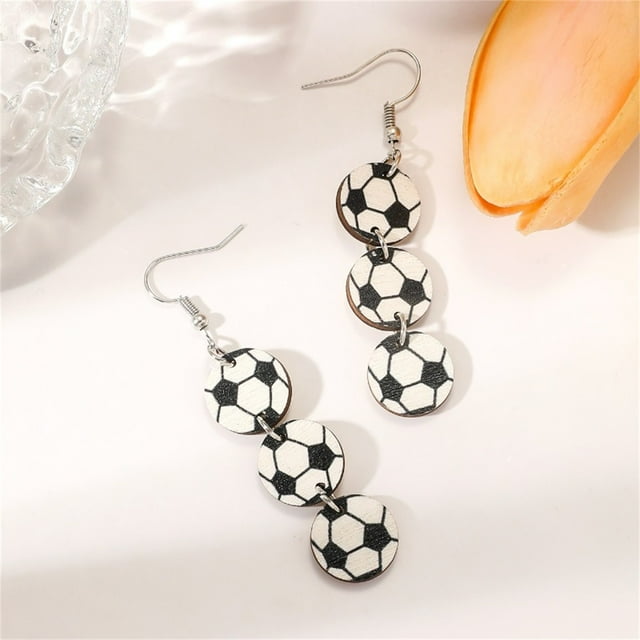 Fall Fashion 2024 Super Wrist Rugby Season Football Baseball Earrings