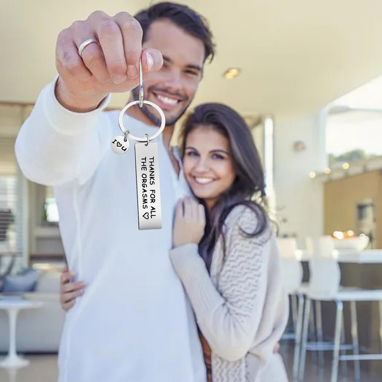 Fall Fashion 2024 Valentine's Day Couple's Black Humor Gift Keychain You Are My Favorite Things